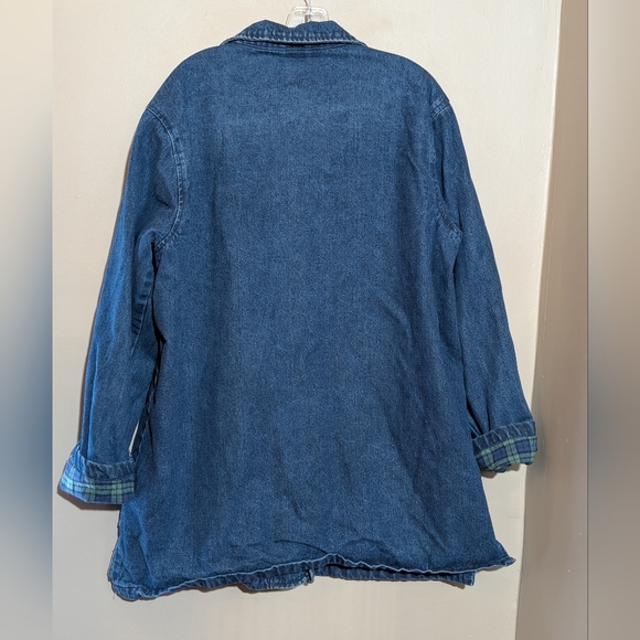 Vintage Lee Valley Made In Ireland Chore Coat, Size:XXL, Color:Blue - Picture 8 of 8